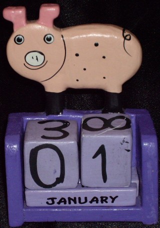 pig calendar