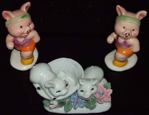 pig collection ceramic figurines pig collection ceramic figurines