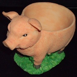 pig egg cup