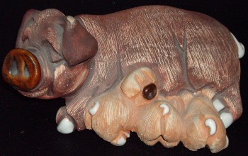 pig figurine pig figurine