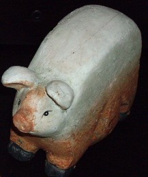 pig figurine pig figurine
