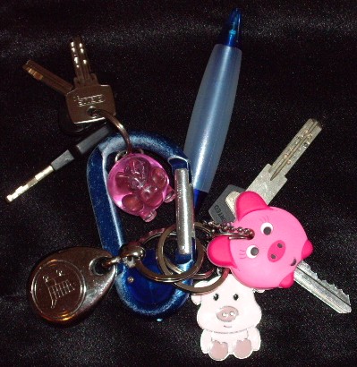 Pig Key Cover and other Key Chain Pig Items Pig Key Cover and other Key Chain Pig Items