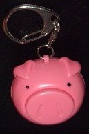 Grunting Pig Key Chain