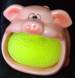 Pig Sponge Holder