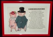 pig postcard with poem pig postcard with poem