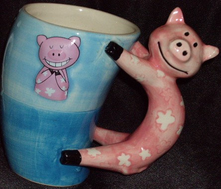 cute pig cup, schweine tasse