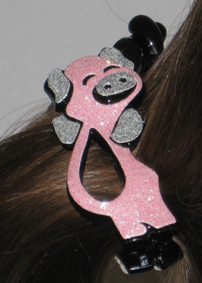 pig hairclip