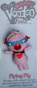Watchover Pig Voodoo Doll, Schweine Woodoo Puppe