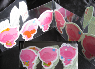 Pig Sticker, Pigs, Stickers from Thailand