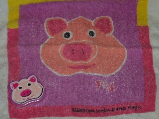 Pig Compressed Flannel, Animal Magic Pig Compressed Flannel, Animal Magic